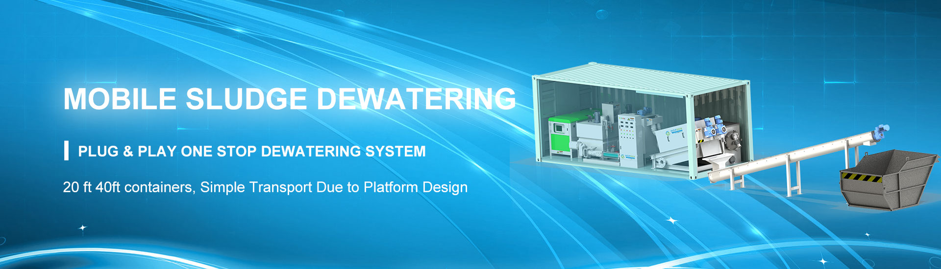 Mobile Sludge Dewatering System